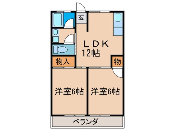 シャンボール山田の物件間取画像